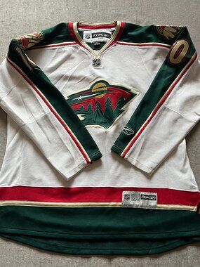 Minnesota Wild Marian Gaborik Reebok CCM Jersey Adult Large White NHL Hockey